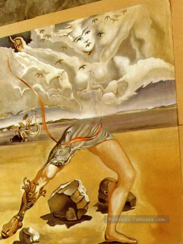 Peinture murale pour Helena Rubinstein surréalisme Peintures à l'huile